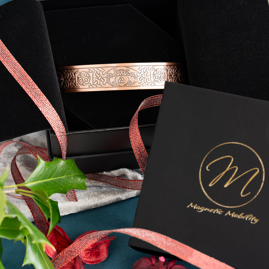 Magnetic Mobility Claddagh Ireland Copper Magnetic Bracelet